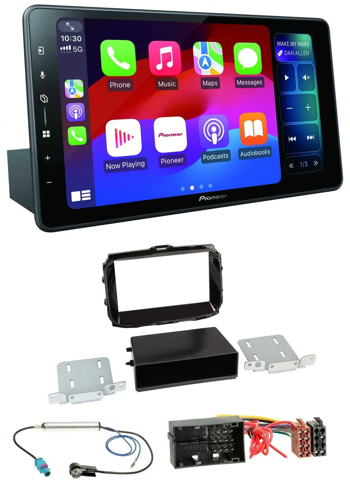 Pioneer Bluetooth DAB MP3 USB Autoradio für Alfa Giulietta 52 Pin ab 13 piano