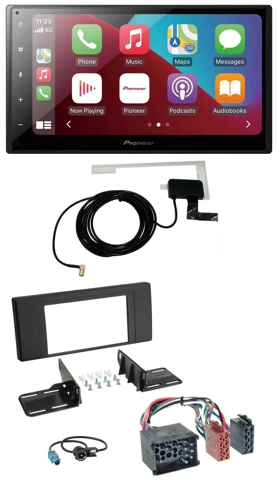 Pioneer USB Bluetooth DAB MP3 2DIN Autoradio für BMW X5 (E53 2000 2002)