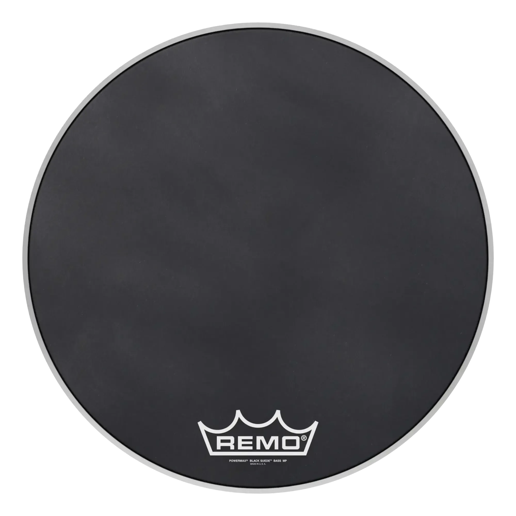 Пластик для барабана Remo 22" Powermax Black Suede Crimplock