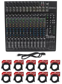 Микшерный пульт Mackie 1642VLZ4 16-канальный аналоговый (набор, 10 XLR кабелей)
