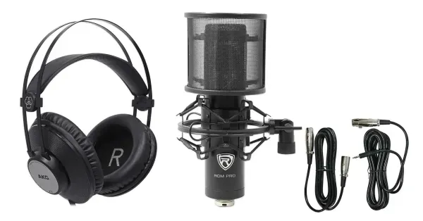 Recording mic and headphones sale