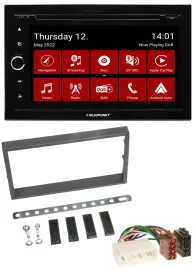 Blaupunkt MP3 DVD Bluetooth DAB 2DIN USB Autoradio für SSangYong Kyron ab 2005