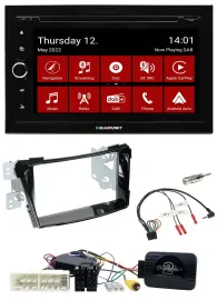 Blaupunkt Lenkrad DVD Bluetooth DAB 2DIN USB Autoradio für Hyundai i40 ab 16 VF