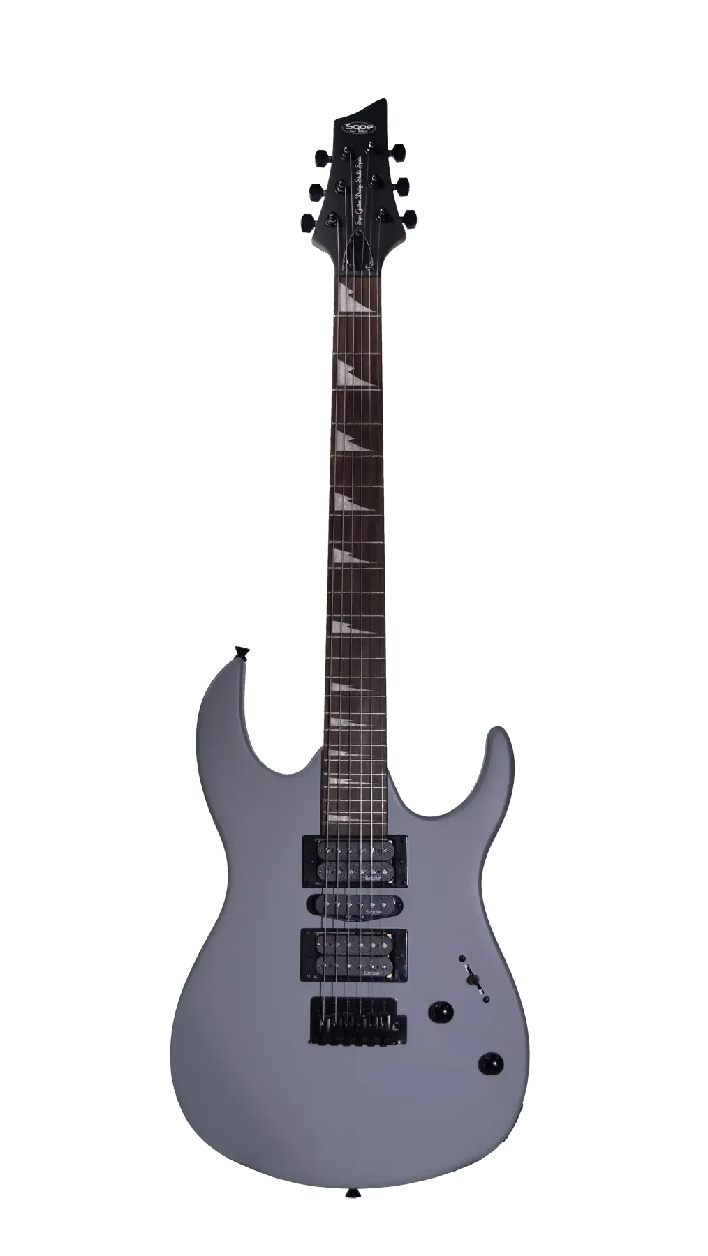 Электрогитара SQOE SEIB370 Superstrat HSH Matte Grey