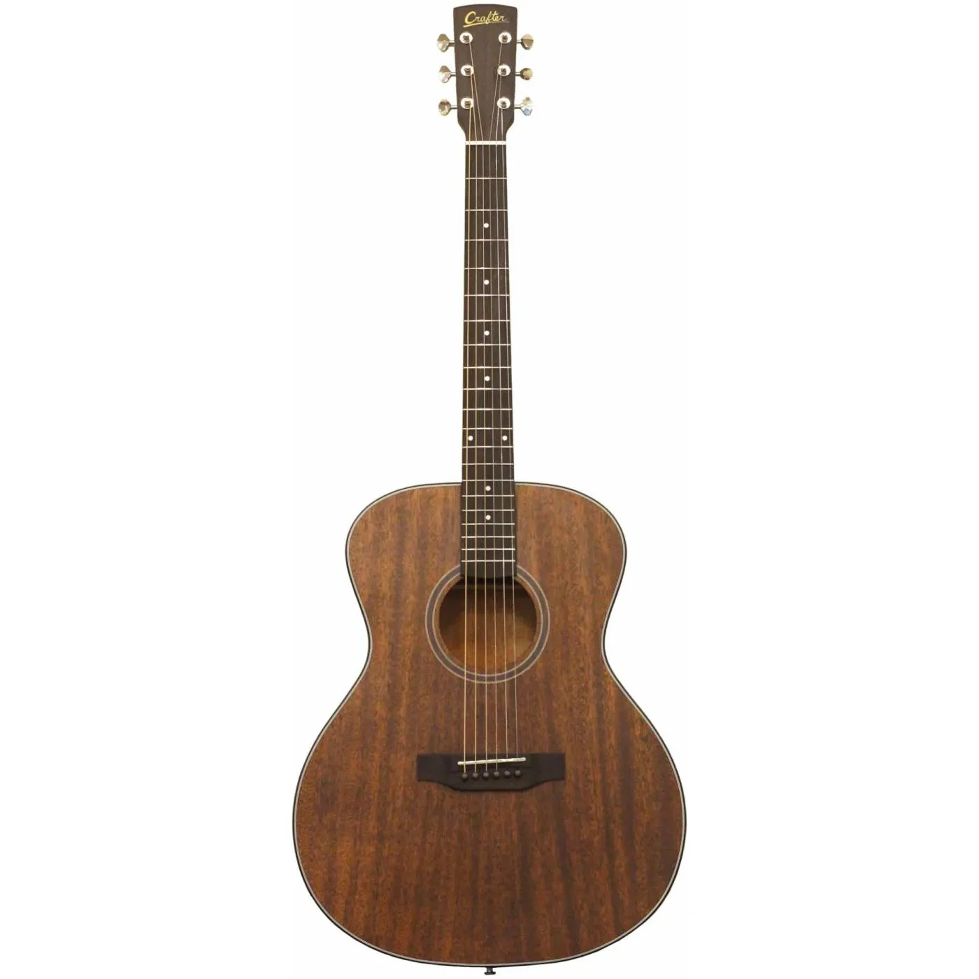 Электроакустическая гитара Crafter LITE G-15e Grand Auditorium Mahogany Satin Open Pore Natural
