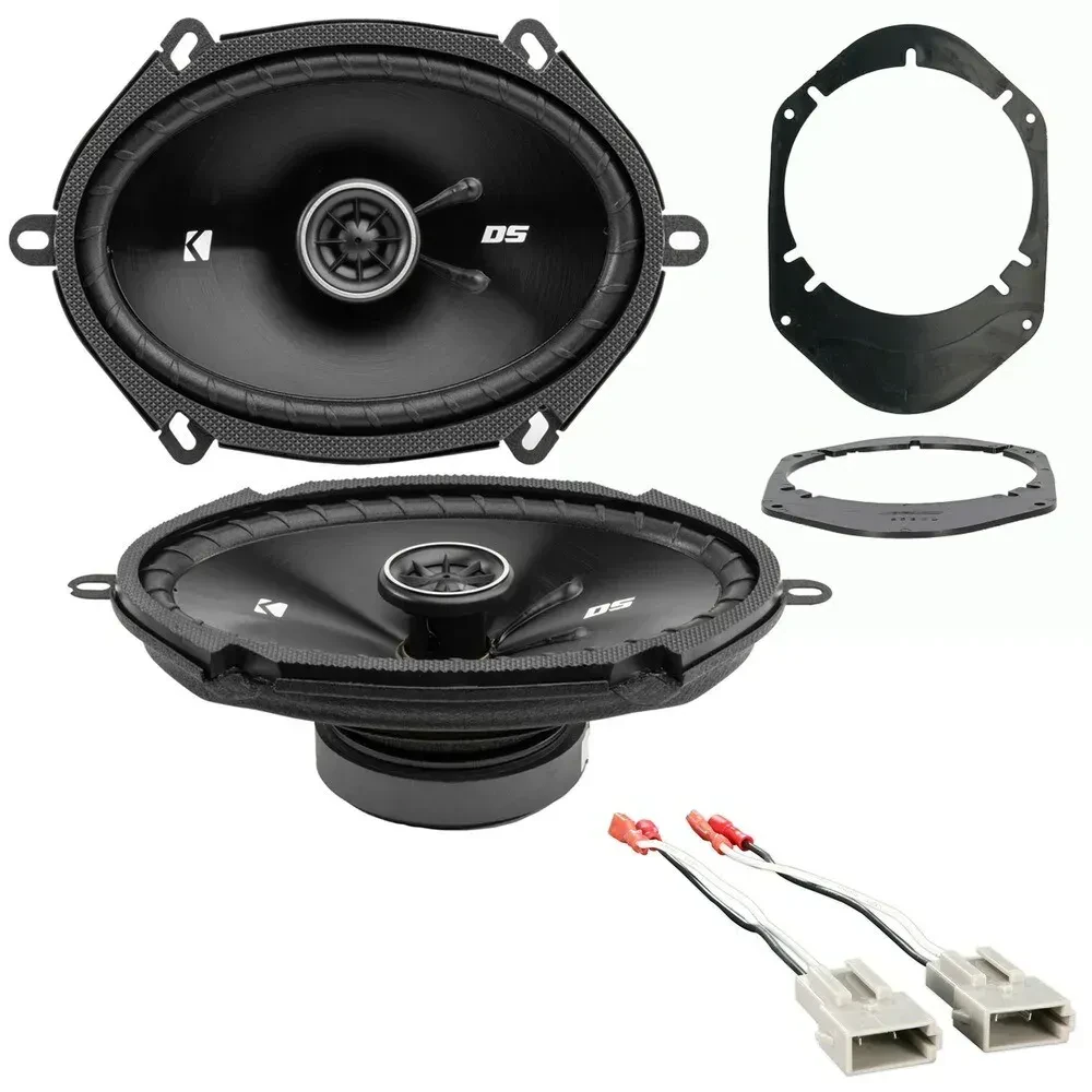 Автомобильные динамики для Ford Trucks 1997–1998 Kicker 43DSC6804 коаксиальные 6x8"