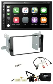 Автомагнитола для Mitsubishi L200 Pioneer 2DIN DAB Bluetooth USB с поддержкой кнопок на руле