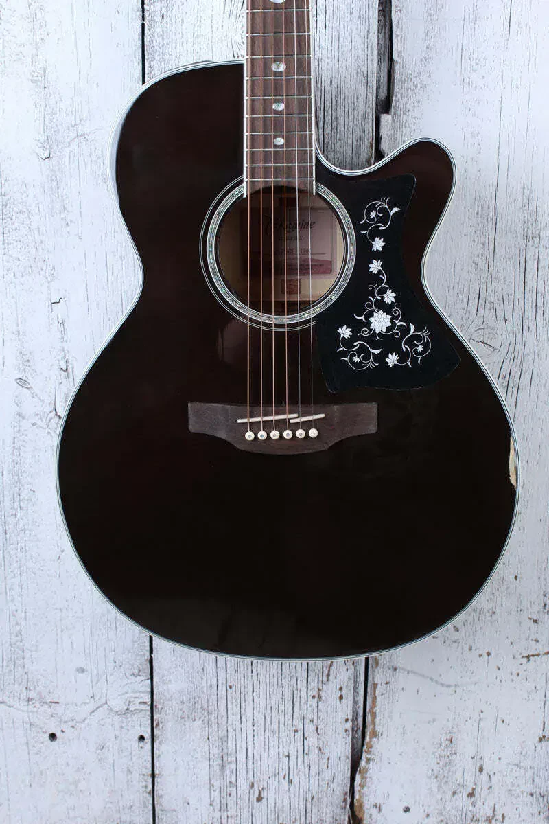 Б/У Электроакустическая гитара Takamine GN75CE Mini Jumbo, с вырезом, Transparent Black