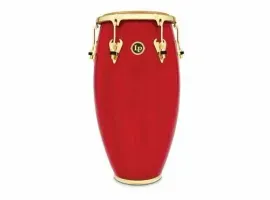 Latin Percussion LP Matador 11-3/4" Wood Conga - Red/Gold Tone