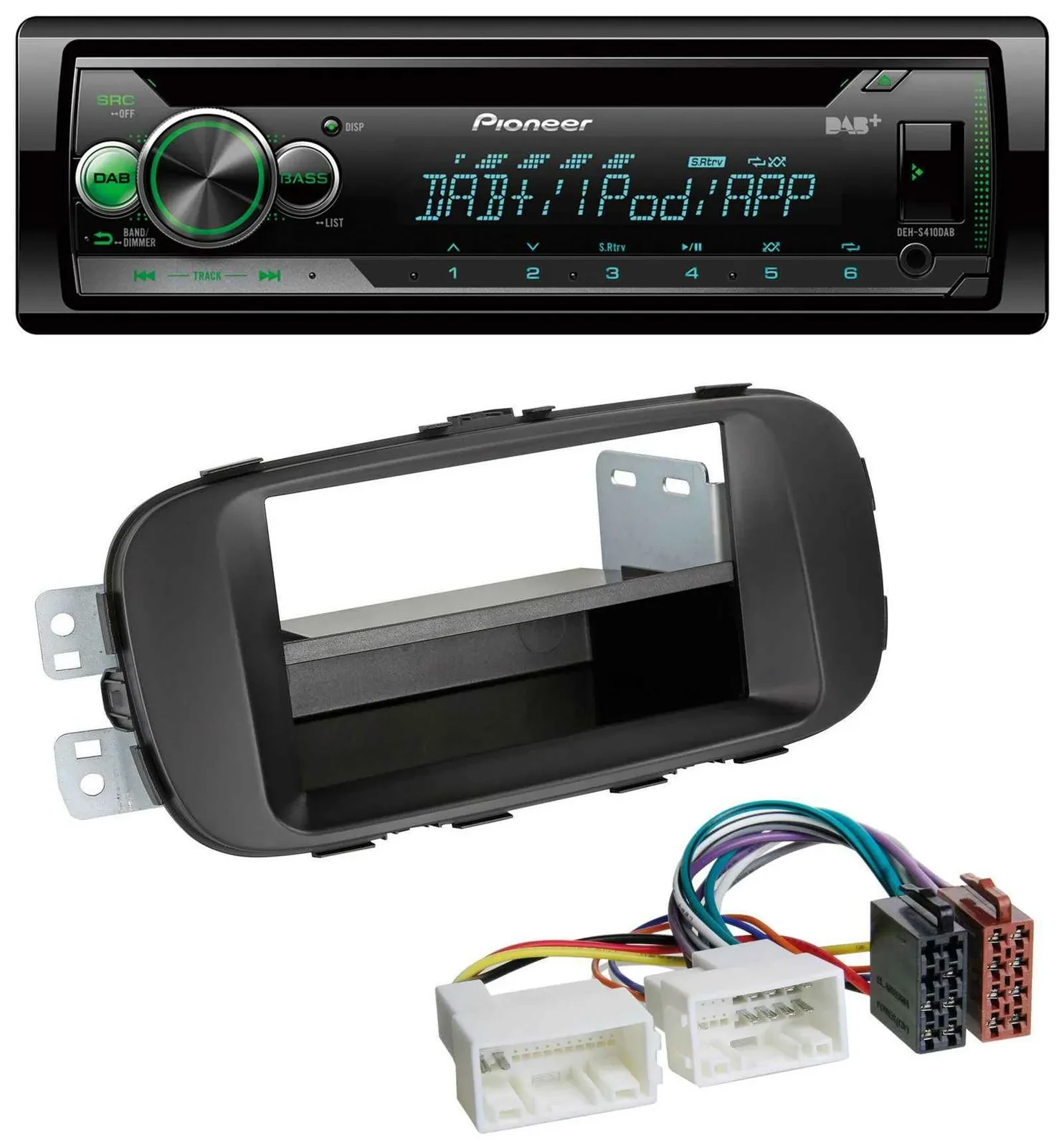Автомагнитола Pioneer для Kia Soul (PS, с 2014) CD, DAB, USB, AUX, MP3, черный