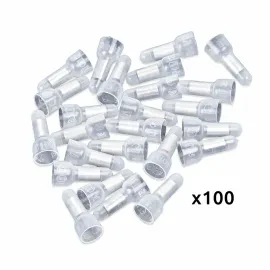 Belva BCC2218 22/18 Gauge Nylon Crimp Caps Closed End Caps Connectors (100/pack)