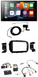 Pioneer Lenkrad USB Bluetooth DAB 2DIN Autoradio für Fiat 500X ab 2014