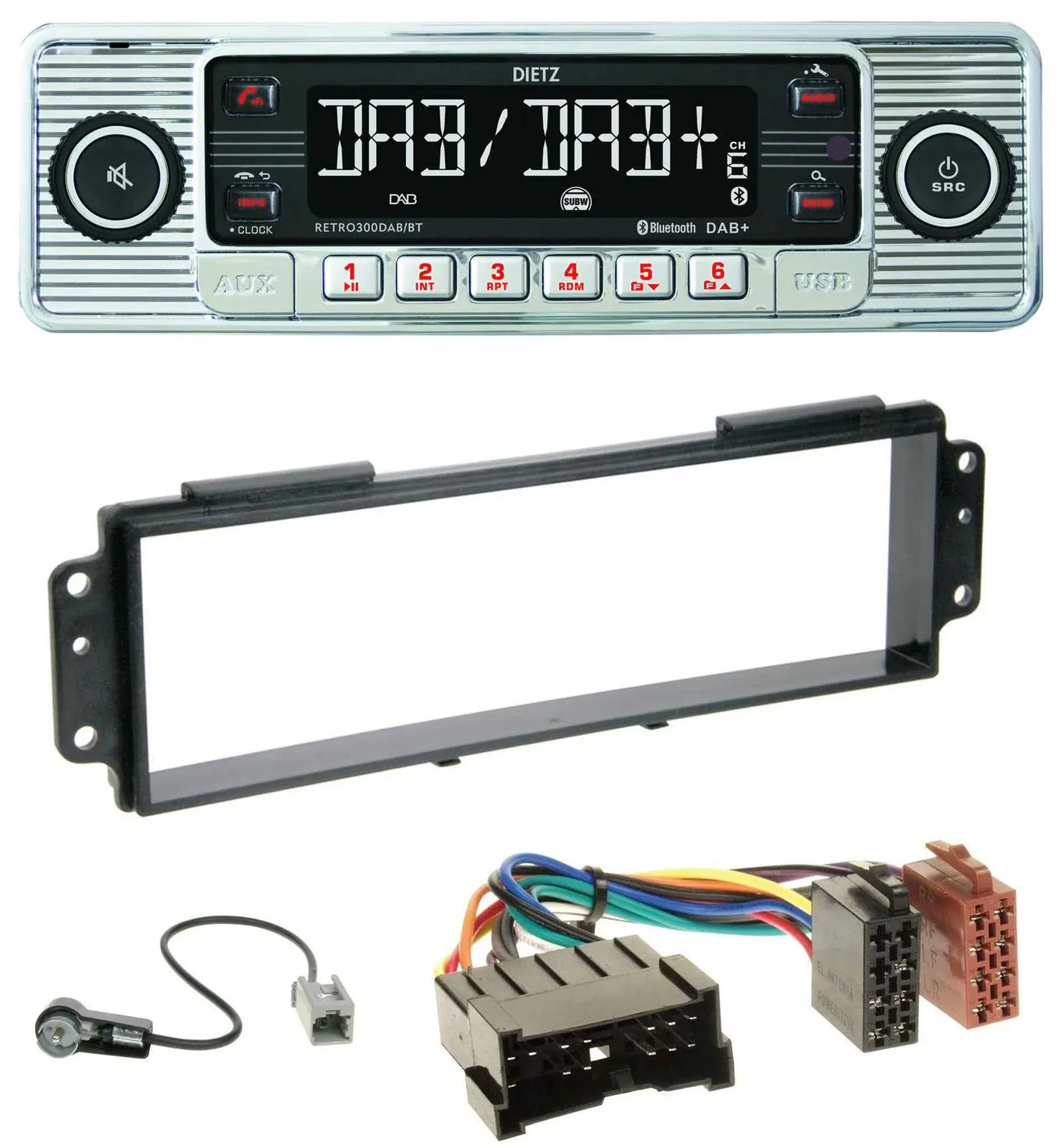 Dietz Bluetooth MP3 DAB USB Autoradio für Kia Picanto (2008-2011)