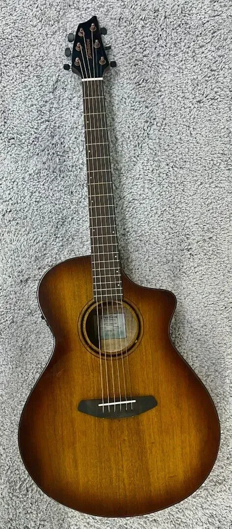 Б/У электроакустическая гитара Breedlove Pursuit Exotic S Concert CE, цвет Tiger's Eye, с вырезом