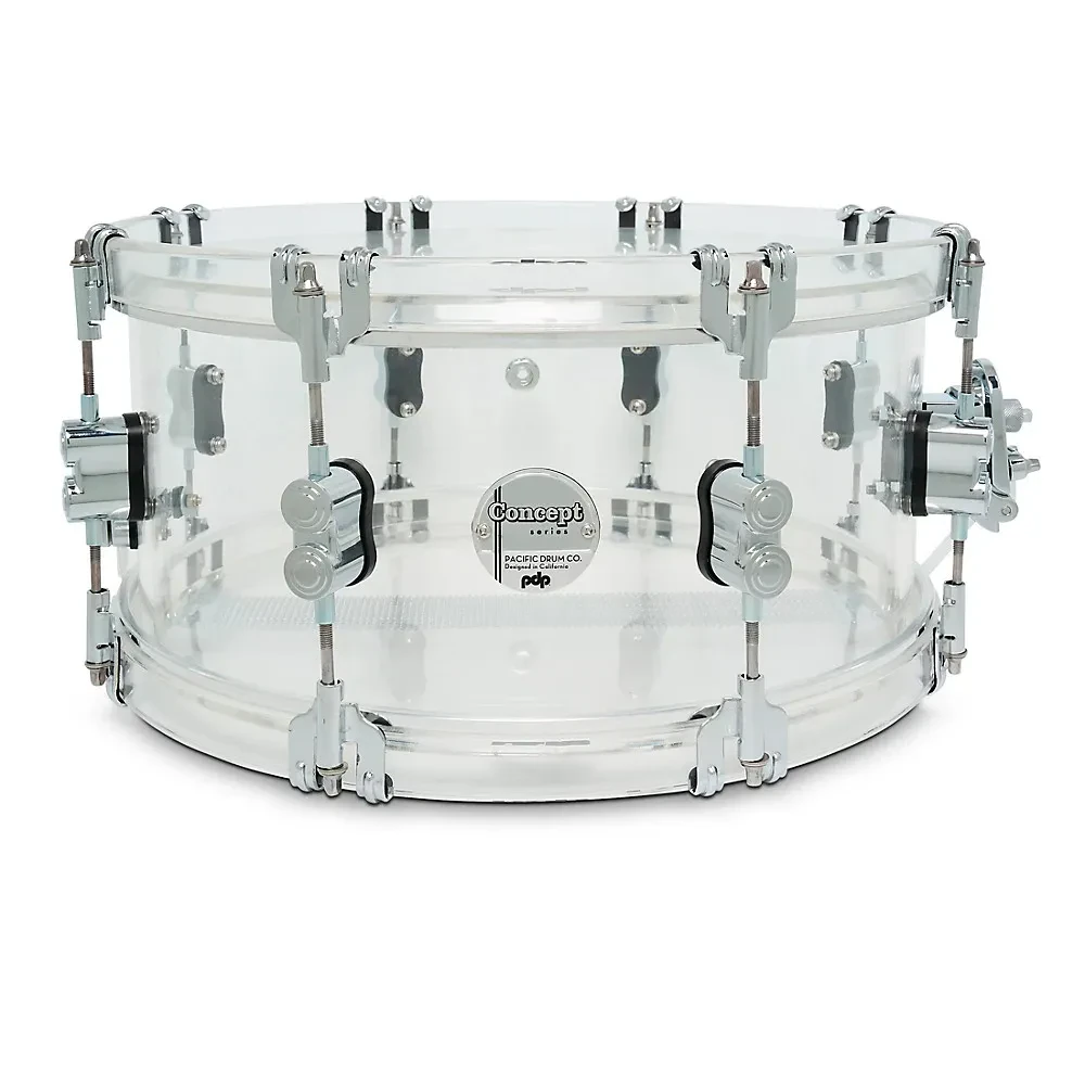 Малый барабан PDP by DW Concept Acrylic 14" x 6.5" прозрачный, акрил