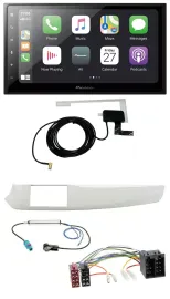 Pioneer USB MP3 2DIN Bluetooth DAB Autoradio für Alfa Romeo Giulietta 2010-2013