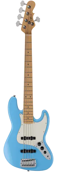 Бас-гитара G&L Fullerton Deluxe JB-5 Himilayan Blue