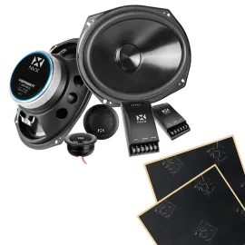 NVX VSP69KIT 300W RMS 6x9" V-Series 2-Way Component Speakers with Sound Damping