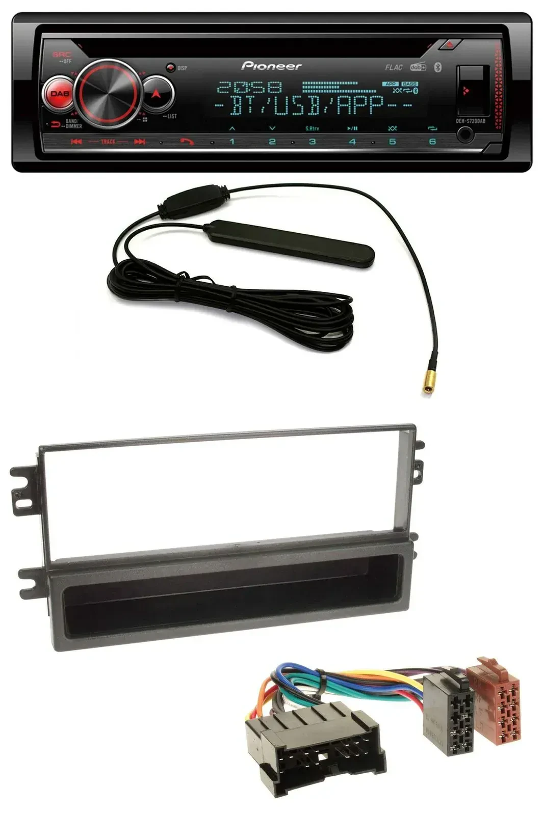 Автомагнитола для Kia Carnival 2001–2006 и Carens с 2003 Pioneer USB, DAB, MP3, Bluetooth, CD