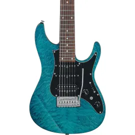 Электрогитара Ibanez AZ447P1QM Premium 7-String, Cosmic Blue