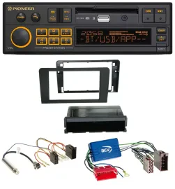 Pioneer DAB MP3 USB Bluetooth Autoradio für Audi A3 03-06 8P Symphony Aktivsyste