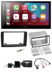 Pioneer USB Lenkrad DAB 2DIN Bluetooth Autoradio für Fiat Idea 06-12 schwarz