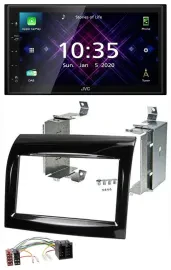 JVC DAB 2DIN MP3 Bluetooth USB Autoradio für Fiat Ducato 11-21 Peugeot Boxer Cit