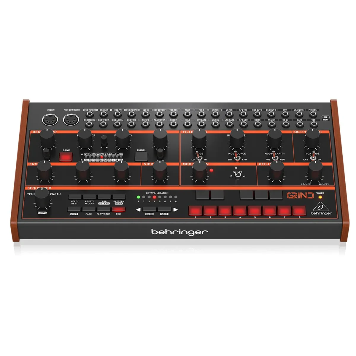 Синтезатор Behringer GRIND гибридный полумодульный, 24 цифровых звуковых движка