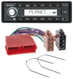 Continental USB MP3 AUX 1DIN Autoradio für Peugeot 205, 405, 505, 605