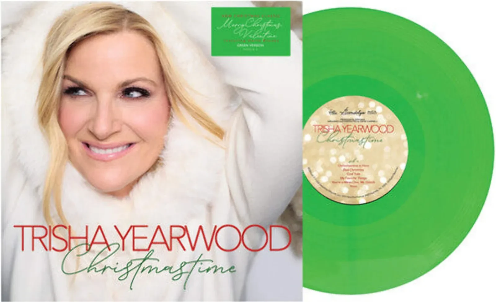 Trisha Yearwood - Christmastime [Green Vinyl] NEW Vinyl