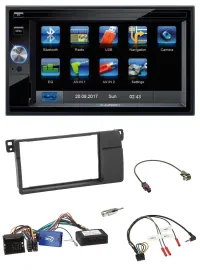 Blaupunkt 2DIN Bluetooth TMC USB Lenkrad SD Navigation für BMW 3er E46 2002-2006