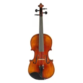 Fame FVN-118, 1/2 Violine, Vollmassiv, Ebenholz-Garnitur, Brasilholz-Bogen