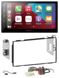 Pioneer USB MP3 DAB 2DIN Bluetooth Autoradio für Nissan Qashqai 2007-2013