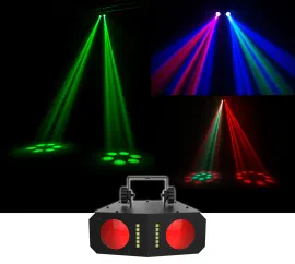 Chauvet DJ Duo Moon Moonflower/Strobe Effect Lighting Fixture For Church Stage