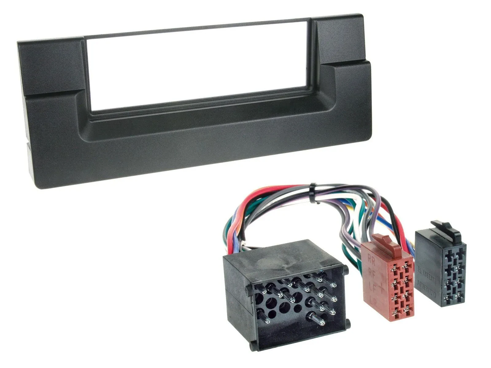 Einbauset DIN Autoradio für BMW 5er (E39) X5 (E53) Rundpin