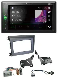 Pioneer 2DIN MP3 DAB USB Bluetooth Autoradio für Honda Civic US Modelle 2012-201