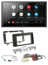 Pioneer USB 2DIN DAB MP3 Bluetooth Autoradio für Dacia Duster (ab 2021)