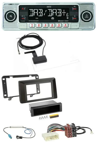 Dietz Bluetooth USB MP3 DAB Autoradio für Dacia Duster (ab 2021)