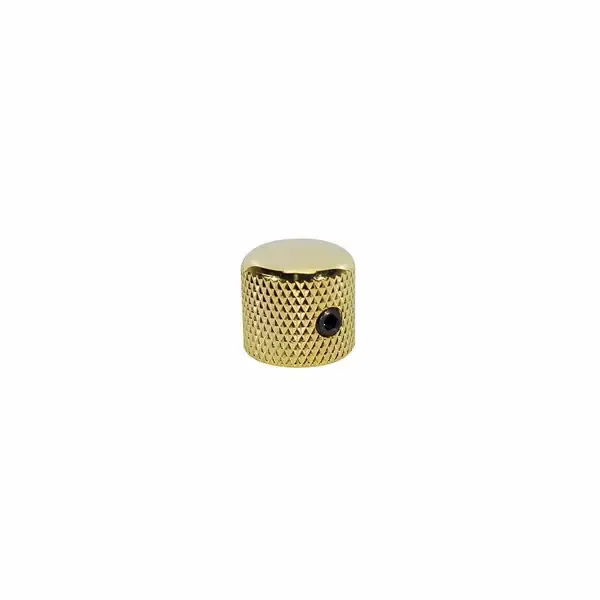 Ручка потенциометра для гитары BOSTON Potiknopf, Dome Knob, Metall, gold, 15,0mmx15.0mm, mit Innensechskantschr