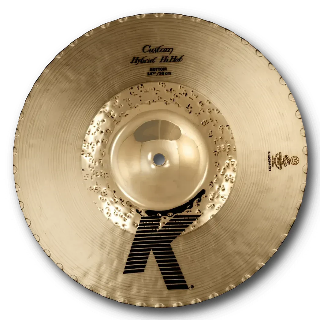 Тарелка барабанная Zildjian 14.25" K Custom Hybrid Hi-Hat Bottom