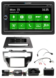 Blaupunkt Bluetooth 2DIN Lenkrad DAB USB TMC Navigation für BMW X5 X6 07-13 E70