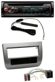 Автомагнитола Pioneer CD/USB/Bluetooth/DAB для Lancia Y (843, 2003–2011), антрацит