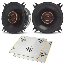 Infinity REF407F 70W RMS 4" Coaxial Speakers with Sound Damping