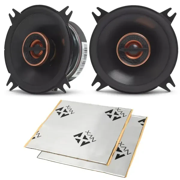 Infinity REF407F 70W RMS 4" Coaxial Speakers with Sound Damping