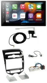 Pioneer MP3 USB Bluetooth DAB 2DIN Autoradio für Hyundai ix20 ab 10 autom. Klima