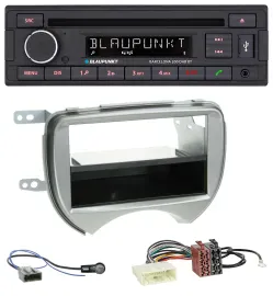 Blaupunkt USB DAB CD Bluetooth MP3 Autoradio für Nissan Micra (10-13 K13) silber