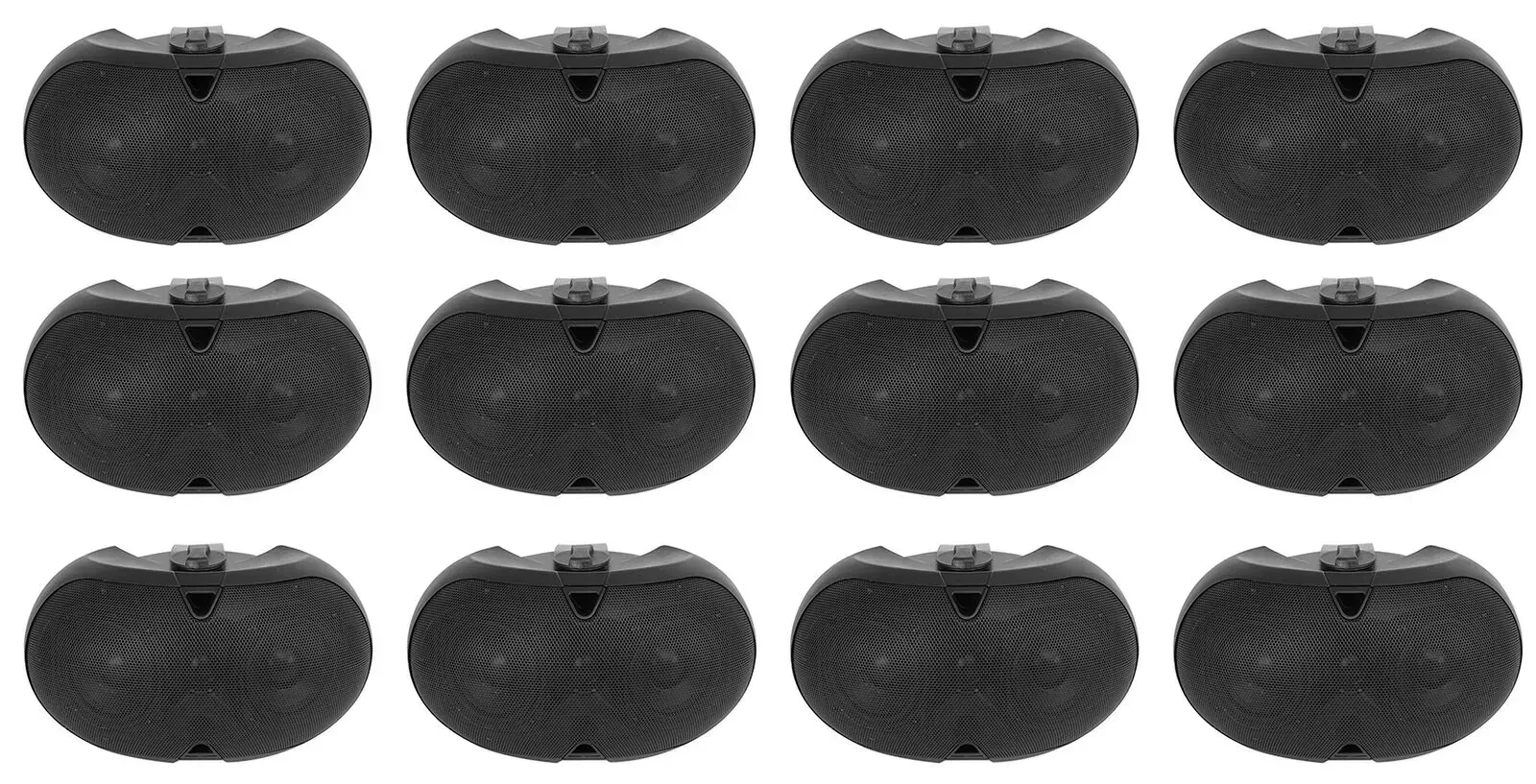 Настенная акустика Rockville D4-70 Black 4" 30W (12 штук)