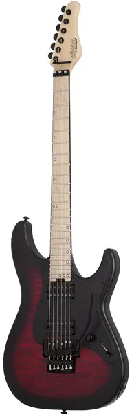 Электрогитара Schecter Miles Dimitri Baker-6 Floyd Rose Crimson Red Burst Satin