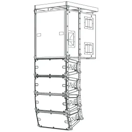 Крепление для акустики dB Technologies DRK-10 для DVA K5/T8 и DVA T12 (до 10 и 8 модулей)