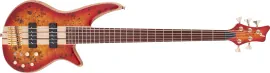 Jackson Pro Series Spectra Bass Guitar SBP V, Caramelized ,Trans Cherry Burst